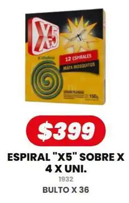 Autoservicio Capo Espiral x5 oferta