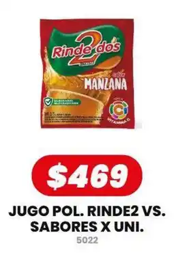 Autoservicio Capo Rinde2 jugo pol. vs. sabores oferta