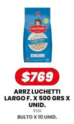 Autoservicio Capo Lucchetti arrz largo f. oferta