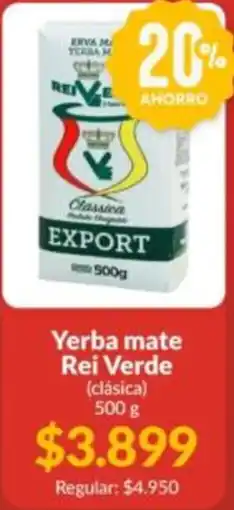 Supermercados Aiello Rei verde yerba mate clásica oferta