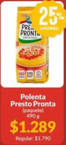 Supermercados Aiello Presto pronta polenta oferta