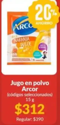 Supermercados Aiello Arcor jugo en polvo oferta