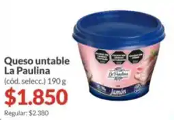 Supermercados Aiello La paulina queso untable oferta