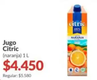 Supermercados Aiello Citric jugo de naranja oferta