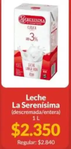 Supermercados Aiello La serenisima leche oferta