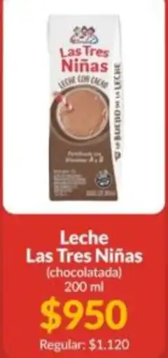 Supermercados Aiello Las tres niñas leche chocolatada oferta