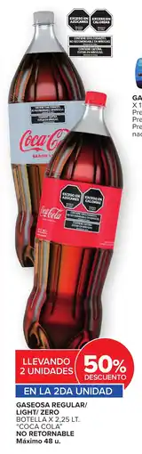 Carrefour Express Coca cola gaseosa regular/light/zero oferta