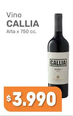 Beltrán Supermercados Callia vino oferta