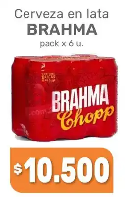 Beltrán Supermercados Brahma cerveza en lata oferta