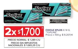 Carrefour Express Topline chicle xplos oferta