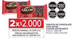Carrefour Express Arcor chocolate con leche oferta