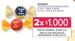 Carrefour Express Bon o bon bombón chocolate/leche blanco oferta