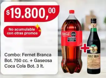 Supermercados Damesco Fernet branca gaseosa coca cola oferta