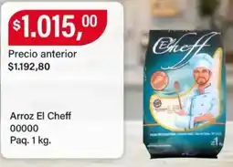Supermercados Damesco El cheff arroz oferta