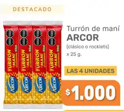 Beltrán Supermercados Arcor turrón de maní oferta