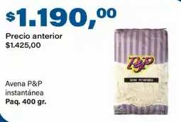 Supermercados Damesco P&P avena instantánea oferta
