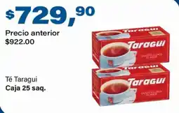 Supermercados Damesco Taragui té oferta