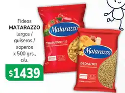 Beltrán Supermercados Matarazzo fideos largos / guiseros / soperos oferta