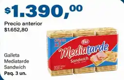 Supermercados Damesco Lia mediatarde sandwich oferta