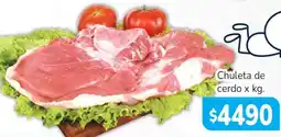 Beltrán Supermercados Chuleta de cerdo oferta