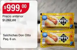 Supermercados Damesco Don otto salchichas oferta