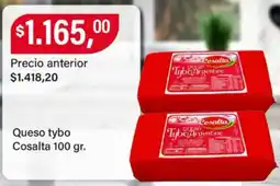 Supermercados Damesco Cosalta queso tybo argentino oferta