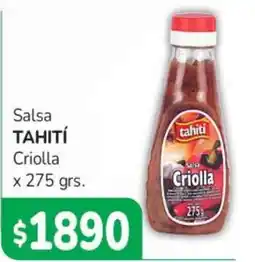 Beltrán Supermercados Tahiti salsa criolla oferta