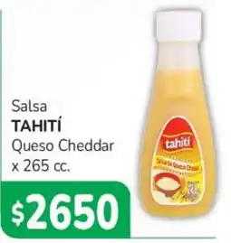 Beltrán Supermercados Tahiti salsa queso cheddar oferta