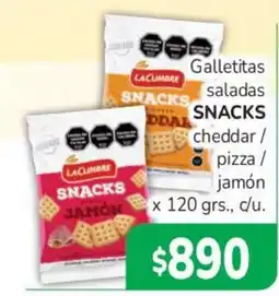 Beltrán Supermercados La cumibre galletitas saladas snacks oferta