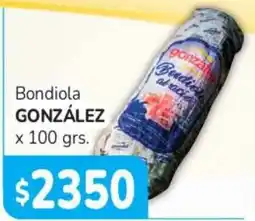 Beltrán Supermercados González bondiola oferta