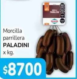 Beltrán Supermercados Paladini morcilla parrillera oferta