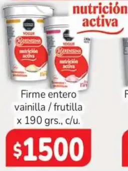 Beltrán Supermercados La serenisima yogur nutricion activa oferta