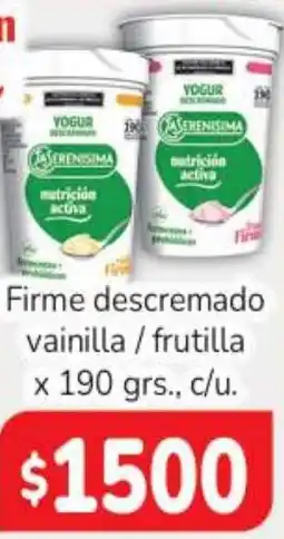 Beltrán Supermercados La serenisima yogur descremado oferta