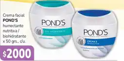 Beltrán Supermercados Pond's crema facial humectante nutritiva / biohidratante oferta