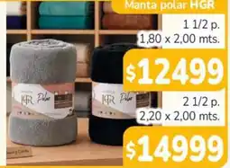 Beltrán Supermercados Manta polar HGR oferta