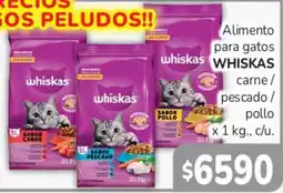 Beltrán Supermercados Whiskas alimento para gatos carne / pescado / pollo oferta