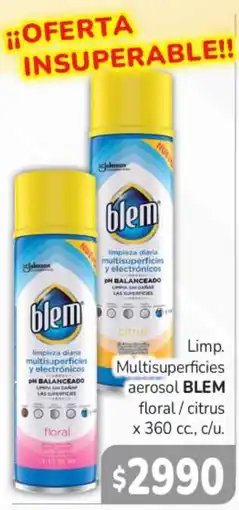 Beltrán Supermercados Blem limpieza diaria multisuperficies y electrónicos oferta