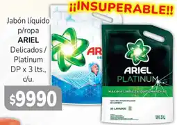 Beltrán Supermercados Ariel jabón líquido p/ropa delicados / platinum oferta