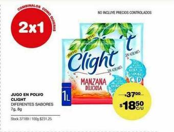 Atomo Conviene Jugo En Polvo Clight oferta