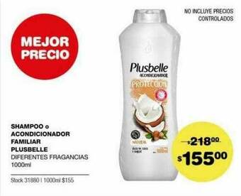 Atomo Conviene Shampoo O Acondicionador Familiar Plusbelle oferta