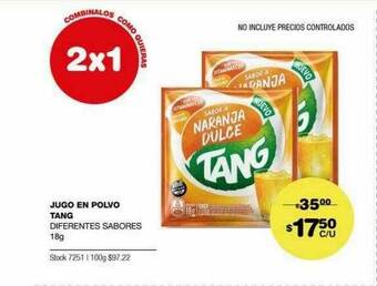 Atomo Conviene Jugo En Polvo Tang oferta