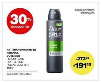 Atomo Conviene Antitranspirante En Aerosol Dove Men 30% Descuento oferta