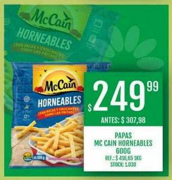 Supermercados Todo Papas Mc Cain Horneables oferta