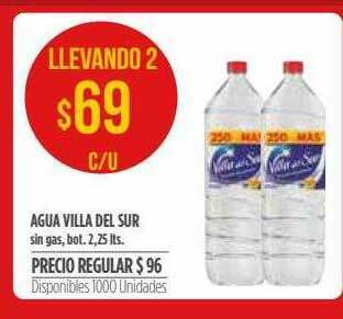 Supermercados Vea Agua Villa Del Sur oferta