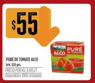 Supermercados Vea Puré De Tomate Alco oferta