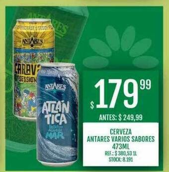 Supermercados Todo Cerveza Antares Varios Sabores oferta