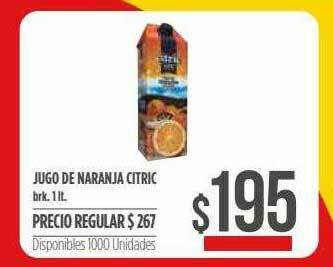 Supermercados Vea Jugo De Naranja Citric oferta