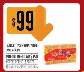 Supermercados Vea Galletitas Mediatarde oferta