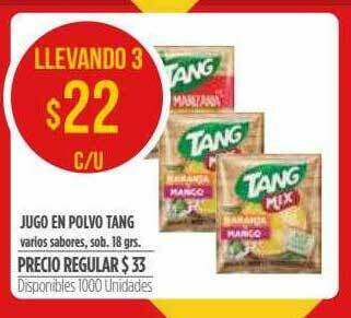 Supermercados Vea Jugo En Polvo Tang oferta