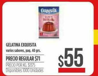 Supermercados Vea Gelatina Exquisita oferta